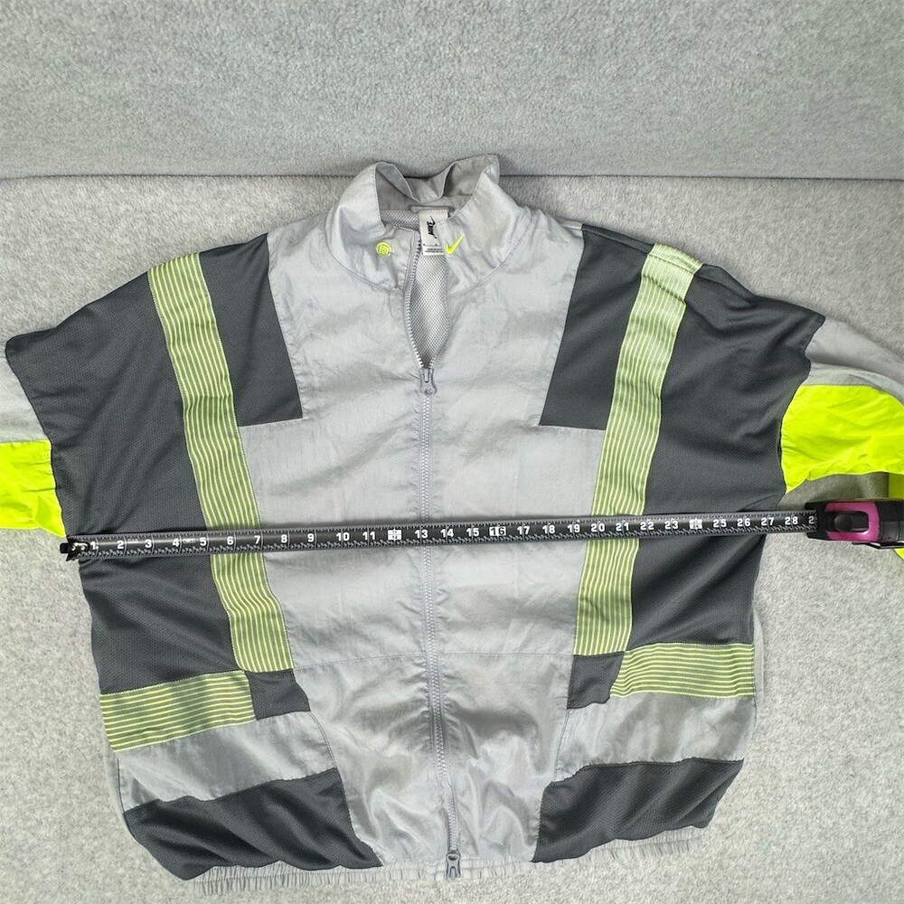Nike x CLOT Track Jacket Mens M Gray Reflective Full Zip Windbreaker - Picture 12 of 16